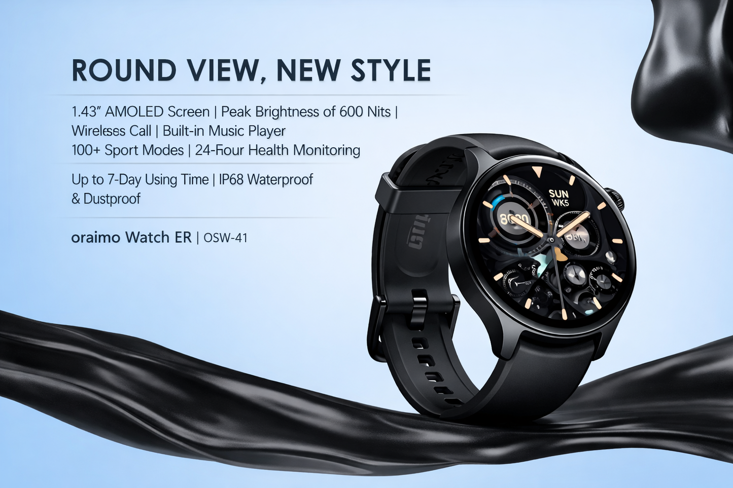 Oraimo - OSW-42 Smart Watch (Original)
