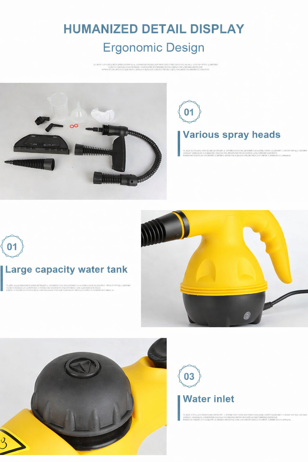 DF Steam Cleaner – Powerful Chemical-Free Home Cleaning