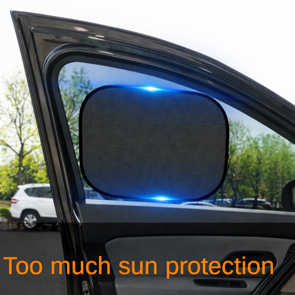 Car Sunshade and Electrostatic Barrier (4-Pack)