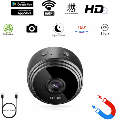 A9 Mini Wireless Security Camera – Compact 24/7 Smart Surveillance