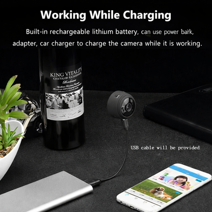 A9 Mini Wireless Security Camera – Compact 24/7 Smart Surveillance
