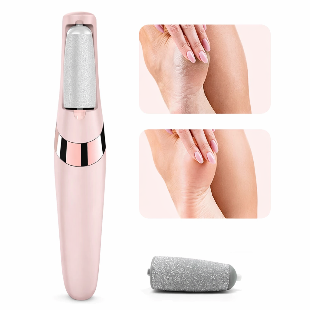 Electric Pedicure Foot File Callus Remover – Rechargeable with Dual Speed & Rollers
