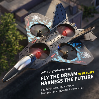 L0712 Remote Control Fighter Jet – Stunt RC Airplane for Kids & Teens