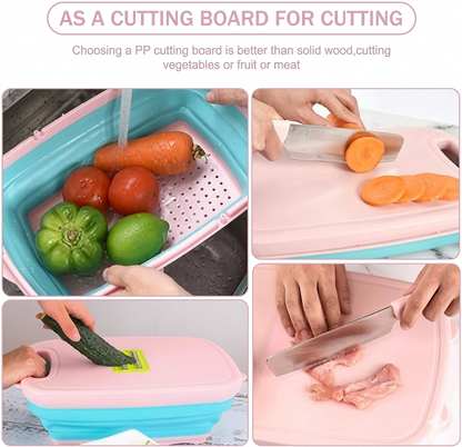 Vegetable Slicer & Cutter Kit with Colander and Storage