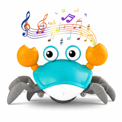 Cute Crab Toy – Interactive Crawling Toy with Lights & Music for Kids