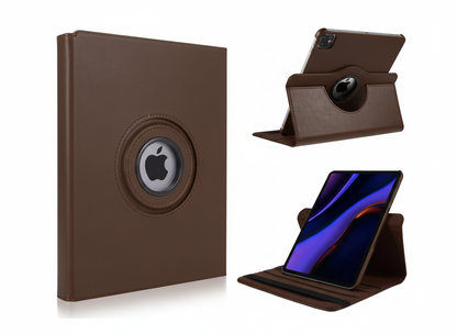 360° Rotating Leather iPad Case – Premium Stand Cover with Auto Sleep/Wake